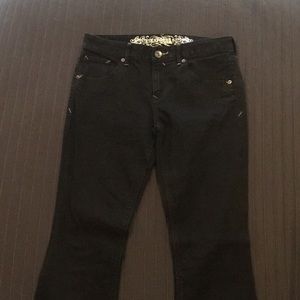 Express Black Flare Jeans